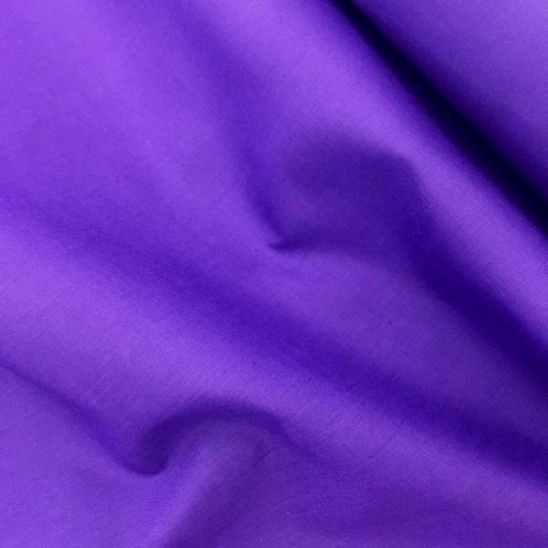 Budget Polycotton by the Roll - PURPLE